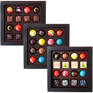 
                  
                    Load image into Gallery viewer, Holiday Elegance Box - Assorted Chocolates 48 piece
                  
                