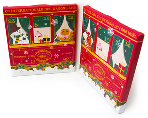 
                  
                    Load image into Gallery viewer, Holiday Advent Calendar - Santa Train - Milk Chocolate
                  
                