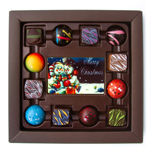 
                  
                    Load image into Gallery viewer, Holiday Elegance Box -  Assorted Chocolates - 13 piece
                  
                