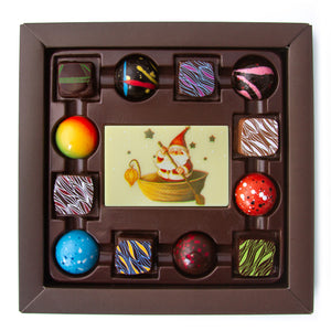 
                  
                    Load image into Gallery viewer, Holiday Elegance Box -  Assorted Chocolates - 13 piece
                  
                