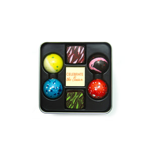 
                  
                    Load image into Gallery viewer, Holiday Tin 7 - Celebrate the Season Assorted Collection
                  
                