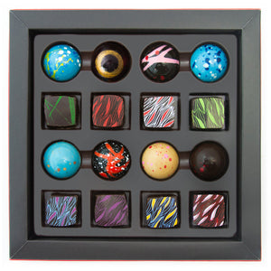 
                  
                    Load image into Gallery viewer, Holiday Elegance Box - All Dark Chocolates 16 piece
                  
                