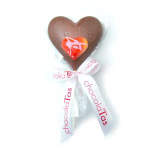 
                  
                    Load image into Gallery viewer, Lolly - Heart Milk Chocolate
                  
                