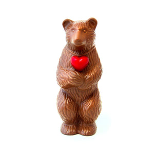 
                  
                    Load image into Gallery viewer, Valentine&amp;#39;s - Bear Milk Chocolate with Heart - PICK UP IN STORE ONLY
                  
                