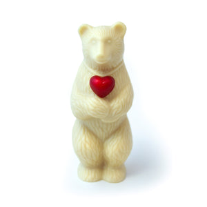 
                  
                    Load image into Gallery viewer, Valentine&amp;#39;s - Bear White Chocolate with Heart - PICK UP IN-STORE ONLY
                  
                