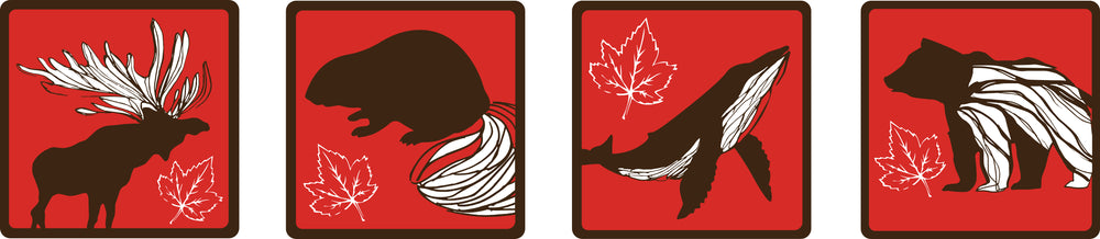 
                  
                    Load image into Gallery viewer, Treats - Canadiana Art 4 Piece
                  
                