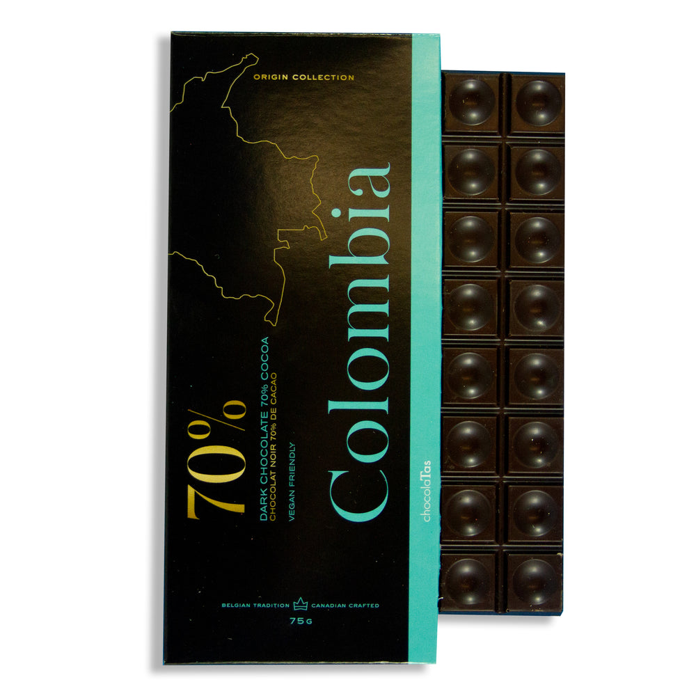 
                  
                    Load image into Gallery viewer, Tablet - Dark Chocolate, 70% Origin Colombia
                  
                