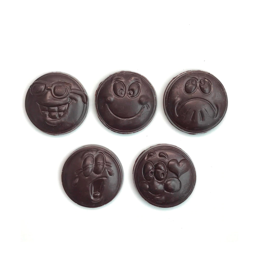 Treats - 70% Dark Chocolate Happy Faces