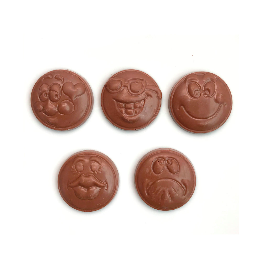 
                  
                    Load image into Gallery viewer, Treats - 34% Milk Chocolate Happy Faces
                  
                