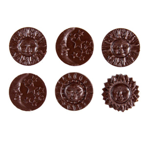 
                  
                    Load image into Gallery viewer, Treats - 70% Dark Chocolate Sun and Moon
                  
                