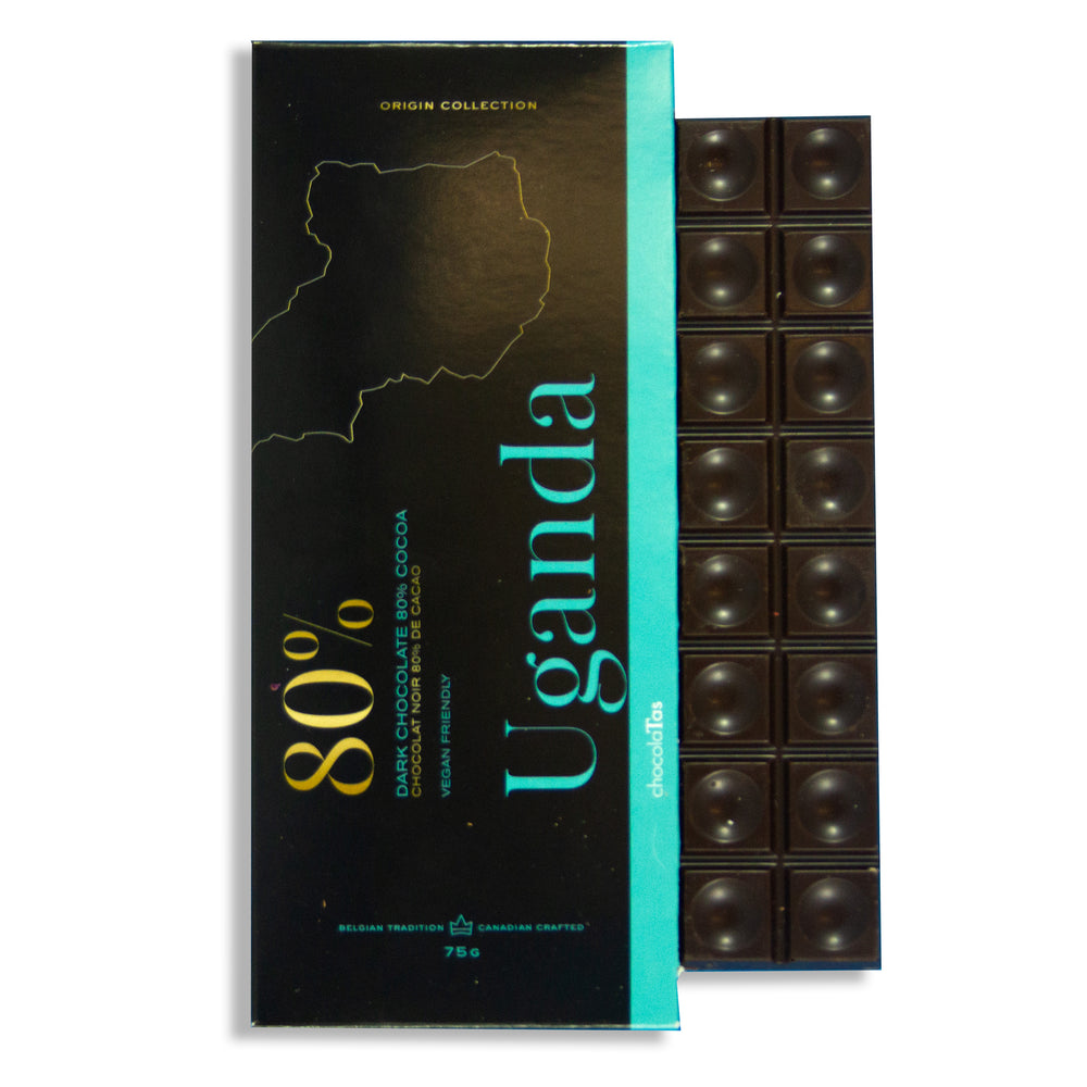 
                  
                    Load image into Gallery viewer, Tablet - Dark Chocolate, 80% Origin Uganda
                  
                
