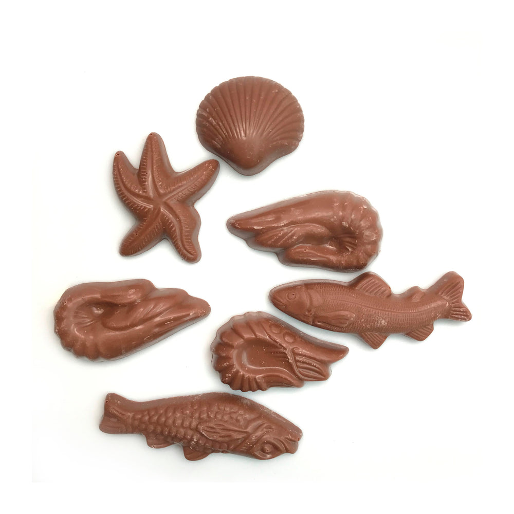 
                  
                    Load image into Gallery viewer, Treats - 34% Milk Chocolate Assorted Fish
                  
                